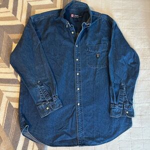 Ralph Lauren Chaps Men's Dark Blue Casual Shirt